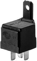 Hella 12V 10/20A Mini Relay, SPDT with Resistor and Bracket, High Temperature HL87419