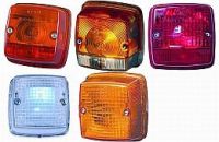 Hella 3014 Series 84mm Square Signal Lamps