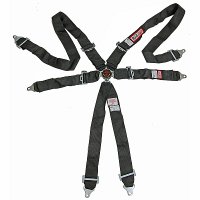 RJS 6 Point, 3" Cam Lock Safety Harness; SFI 16.1
