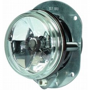 Hella 90mm Fog Lamp, H7 with Rubber Boot,  008582007, 008582001