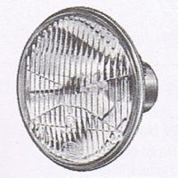 Hella 5-3/4" Round H1 High Beam Headlamp, ECE, Each.