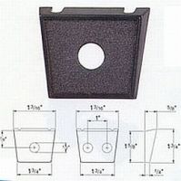 Hella Switch Mounting Plate, 1 Opening HL80520