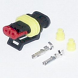 Hella Female Connector For 90mm Bi-Halogen and Bi-Xenon Shutter Control - AMP Superseal