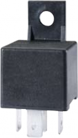 Hella 12V 20/40A Mini Relay, SPDT with Resistor and Bracket, HL87420