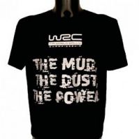 WCRE11091/123 Official WRC "THE MUD, THE DUST, THE POWER" T-Shirt