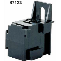 Hella HL87123 Mini Relay Base with Bracket and Terminals, 003526002, 003526001
