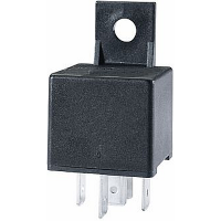 Hella HL33208, 933332081, Mini Relay, 24V, 10/20A, SPDT with Diode and Bracket