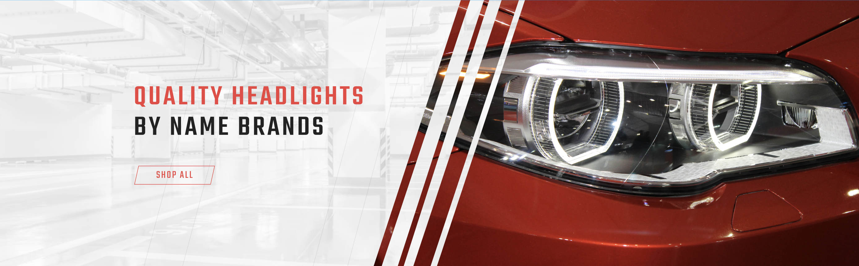 Banner, shop quality headlights by brand name