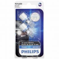 PHILIPS 921LED T16 Premium Miniature Bulb, White 6000K (Pack of 2) 12789LPB2