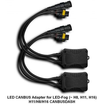 HELLA CANBUS ADAPTERS H8/H11/H16 LED PAIR