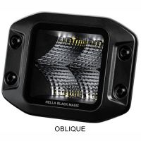 HELLA BLACK MAGIC LED CUBE KIT 3.2", FLOOD FLUSH MOUNT