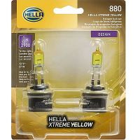 HELLA Xtreme Yellow 880 YL Bulbs, pair