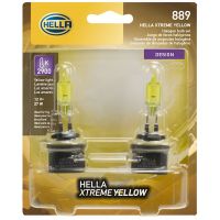 HELLA Xtreme Yellow 889 Bulbs, paIr. PGJ13 Base