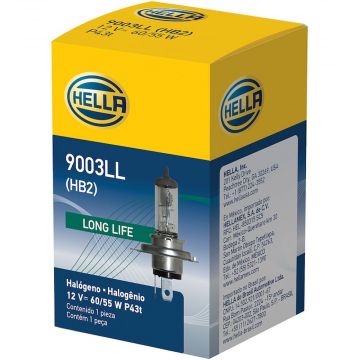 HELLA H4/9003 12V 60/55W P43T T4.6 LONGLIFE