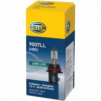 HELLA 9007LL 12V 65/55W Long Life Bulb, Each