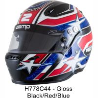 Zamp ZR-72 KEVLAR Helmet w/Anti-Fog Clear Shield, Snell SA2020/FIA8859-2015, Italy