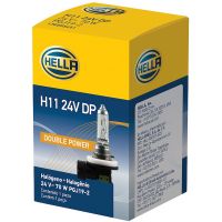 Hella DOUBLE POWER H11 24V Bulb, each