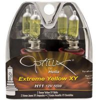 Optilux Extreme Yellow XY H11 Bulbs, pair H71071132 HL88411