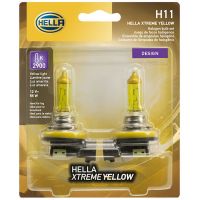 Hella Xtreme Yellow H11 Bulbs, pair, H11 YL.