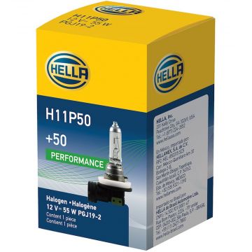 Hella H11 12V 55W Premium XENON Plus 50% Bulb