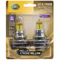 Hella Xtreme Yellow H13/9008 Bulbs, pair