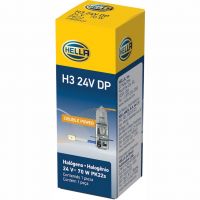 Hella DOUBLE POWER H3 24V Bulb, each