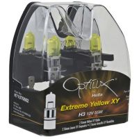 Optilux Extreme Yellow XY H3 Bulbs, pair,