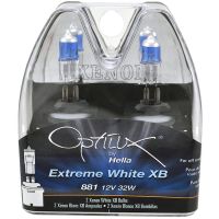 OPTILUX 881 EXTREME WHITE XB Bulbs Twin Pack, PGJ13