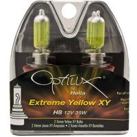 Optilux Extreme Yellow XY H8 12V 35W Bulbs, pair