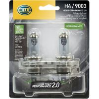 HELLA H4/9003/HB2 High Performance 2.0 Xenon Bulbs, Pair