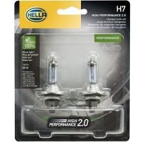 HELLA H7 High Performance 2.0 +100% Xenon Bulbs, Pair