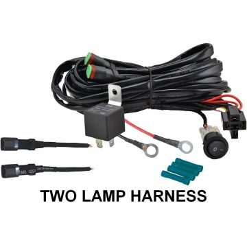 HELLA AUXILIARY LAMP WIRING HARNESS- ONE OR TWO LAMPS