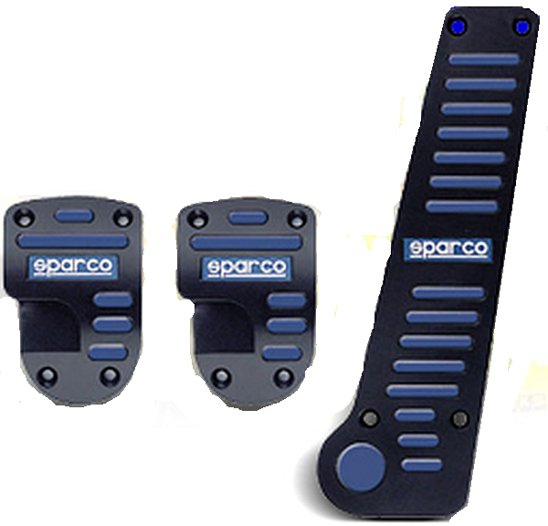 SP0378623AN - Black Pedal with Blue inserts - Manual Trans, Short Accel.