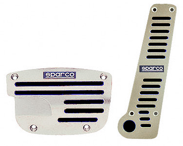 SP0378624CR - Chrome Pedal with Blue inserts - Auto Trans, Tall Accel.